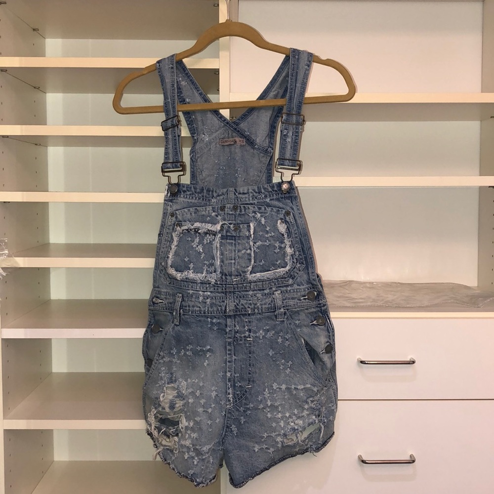 Denim overalls